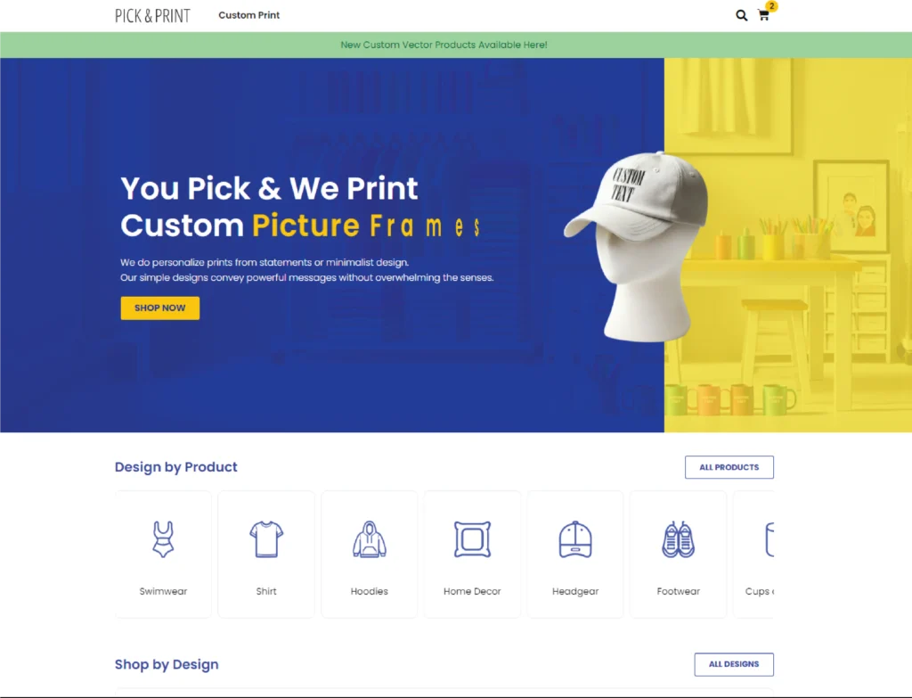 KNSP Design Studio - Pick & Print Website Design